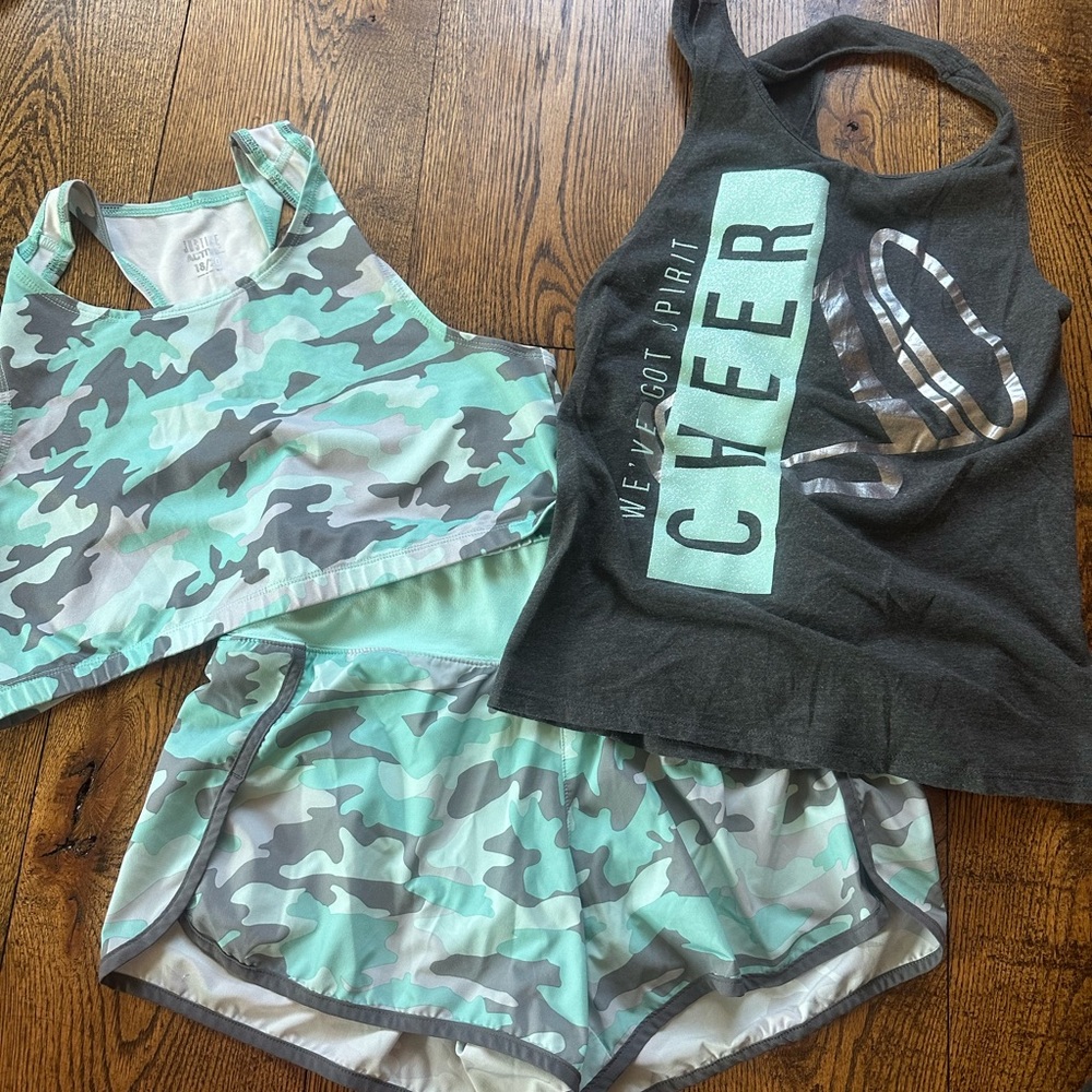 Justice activewear matching set